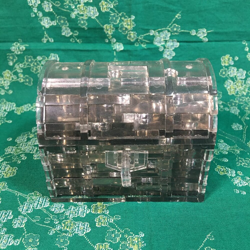 Bepuzzled Black Treasure Chest 3D Puzzle